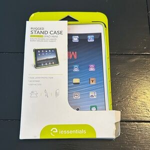 Essentials Rugged Stand Case for iPad Mini - Lime Green
